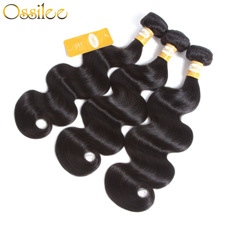 3 Bundles Softer & Thicker Peruvian Body Wave Human Hair Weave No Shedding - Ossilee Hair