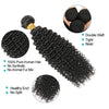 Afro Curl 3Pcs With Lace Closure 9A Unprocessed Afro Curl Virgin Hair Bundles - Ossilee Hair