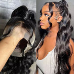 360 Lace Frontal Wig HD Transparent Lace Pre Plucked With Baby Hair Body Wave 360 Full Lace Wigs Human Hair 10A Grade - Ossilee Hair