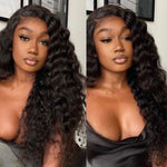 Ossilee Hair 13x6 Loose Deep Wave Human Hair Wig HD Transparent Lace Front Wigs Invisible Small Bleached Knots - Ossilee Hair