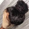 High Ponytails Styles 360 Lace Frontal Wigs Water Wave 100% Human Hair Swiss Lace Medium Brown Color - Ossilee Hair