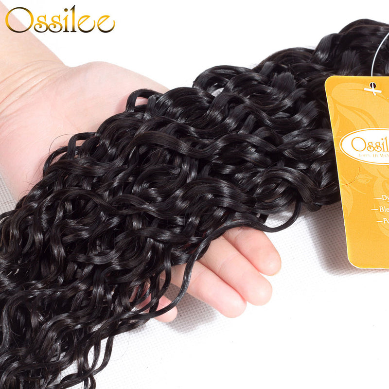 Brazilian Water Wave 3 Bundles 9A Grade Water Wave High Quality - Ossilee Hair