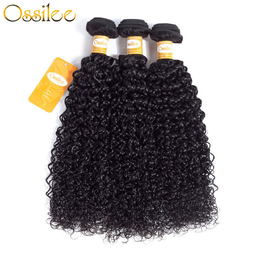 Brazilian kinky curly 3 Bundles 9A Grade Human Hair Extension Soft kinky curly - Ossilee Hair