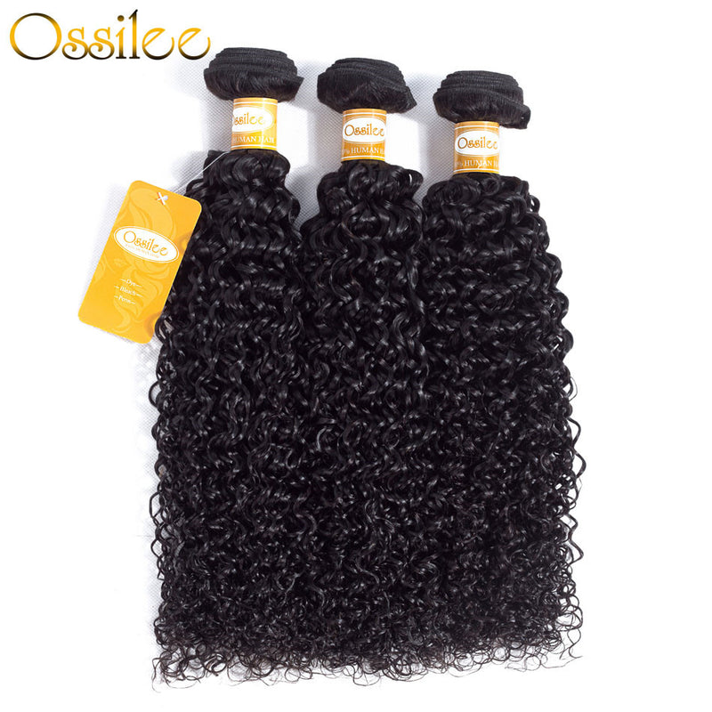 Brazilian kinky curly 3 Bundles 9A Grade Human Hair Extension Soft kinky curly - Ossilee Hair