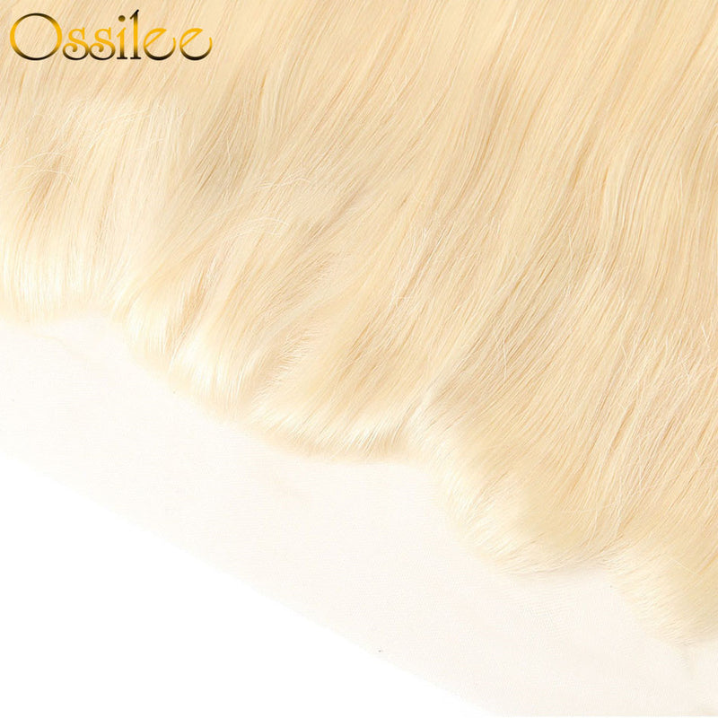 Brazilian Straight #613 3Bundles With 1 Piece 13x4 Lace Frontal Shiny and soft Color Hair - Ossilee Hair