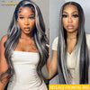 13x4 HD Lace Wigs Highlight 613 Blonde Wig Human Hair Body Wave/Straight Lace Front Wig 10A Grade - Ossilee Hair