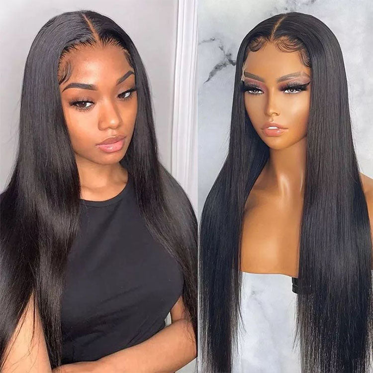 4x4 HD Lace Closure Wig 30inch Straight Human Hair Closure Wig Remy Brazilian HairPre Plucked Unprocessed Virgin Hair - Ossilee Hair