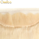 Brazilian Straight #613 3Bundles With 1 Piece 13x4 Lace Frontal Shiny and soft Color Hair - Ossilee Hair