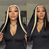 4x4/13x4 HD Lace Front Wigs Highlight Blonde Straight Human Hair Lace Wigs Ombre Colored Wigs - Ossilee Hair