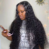 Water Wave 6x6 Lace Closure Wig 150% 200% 250%Density Brazilian Virgin Hair Lace Wigs for Women - Ossilee Hair