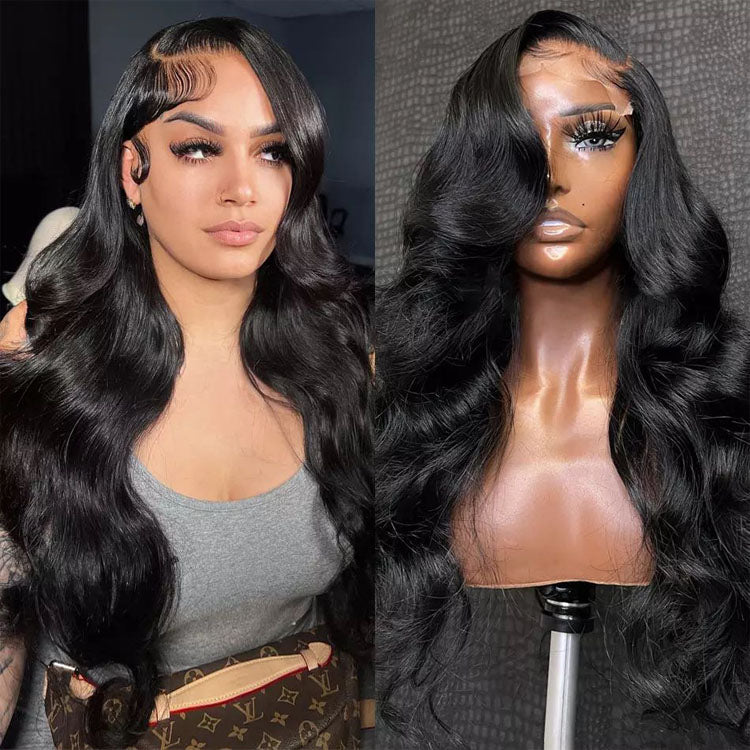 Body Wave 6x6 Lace Closure Wig 150%200%&250% Density Brazilian Virgin Human Hair Wigs - Ossilee Hair