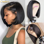 New Arrival 13X4 Lace front Bob Wig 4X4 Closue Bob Wig 180% Density Brazilian Straight Remy Hair Short Bob Wig 10A Grade - Ossilee Hair