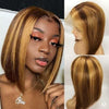 Highlight Bob Lace Wigs 150% DensityShort Bob Highlight 13X4 Lace Front Wigs - Ossilee Hair