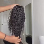Super Natural V part & U part Glueless Human Hair Wigs Jerry Curly Wig Easy to Install Tight and Breathable