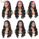 Cheap Wig Body Wave Headband Wigs Human Hair Glueless Wigs 150% -250% Density 11A Grade - Ossilee Hair