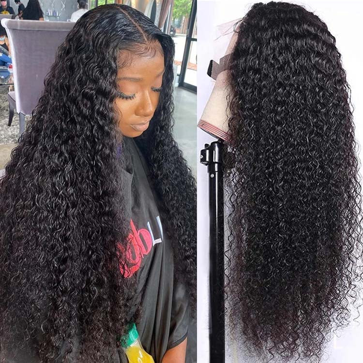 Undetectable HD Transparent 5x5 Lace Closure Wig Glueless Jerry Culry Human Hair Lace Wig - Ossilee Hair