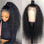 13x4 Pre-Plucked Lace Front Curly Wig 180% Density Kinky Curly Lace Frontal Wig - Ossilee Hair