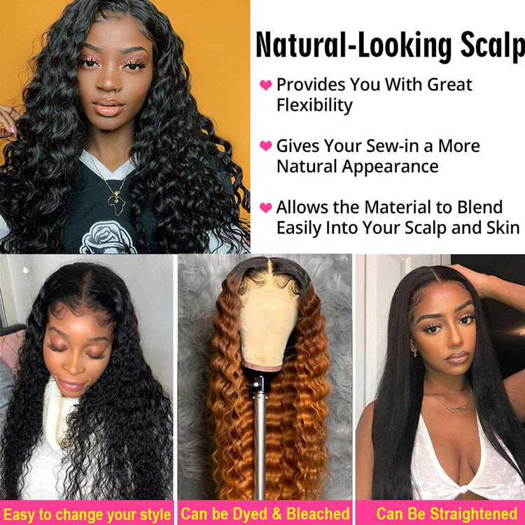 4x4 Lace Closure Wig Loose Deep Wave Lace Wig 180%&250% Destiny 11A Grade - Ossilee Hair