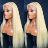 613 Blonde Lace Front Human Hair Wigs Pre Plucked 4x4/13x4 Frontal Wig Glueless Straight Human Hair Wig 10A Grade - Ossilee Hair