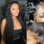 Deep Wave 5x5 HD Lace Closure Wig 180% &250% Density Human Hair Lace Wig 10A Grade - Ossilee Hair