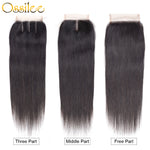 Peruvian Straight Hair With Lace Closure 5Pcs/lot 9A Peruvian Virgin Straight Hair - Ossilee Hair